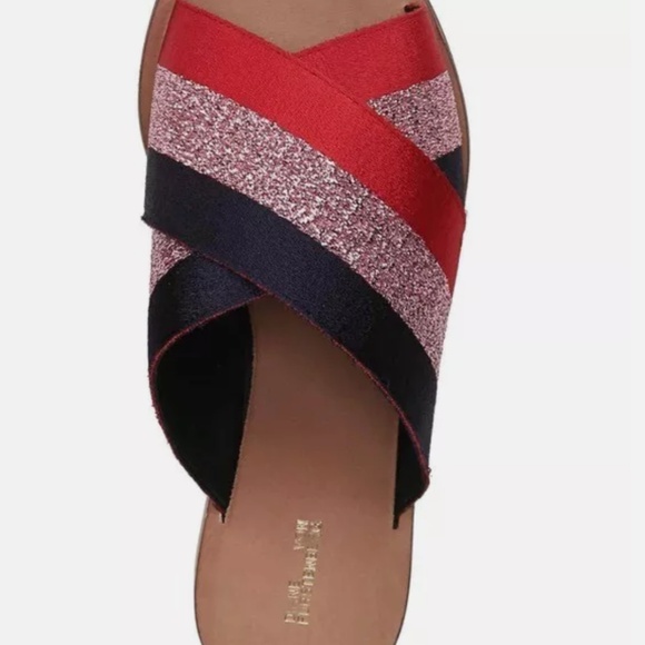 DIANE VON FURSTENBERG Bailie Sandal - Size 8 - Red Blue Pink with Dust Bag - Picture 7 of 7